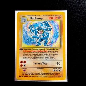 Used 1st Edition Holo Machamp